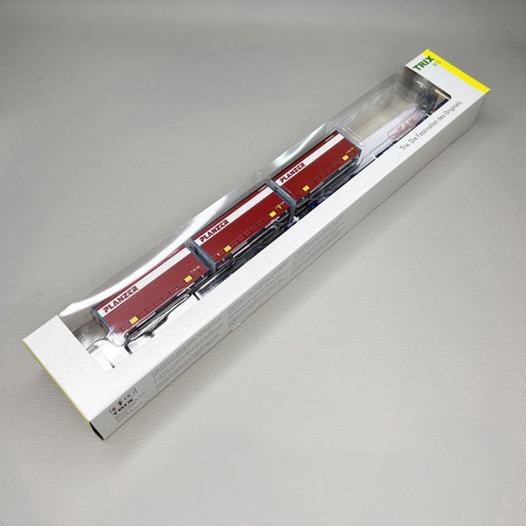 Wagon poche de type Sdggmrss S629 / T3000e, "Planzer", VTG AG - Trix 24474