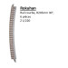 Rail courbe, R 245-30°, 6 pièces - ROKUHAN R014 - Z 1/220