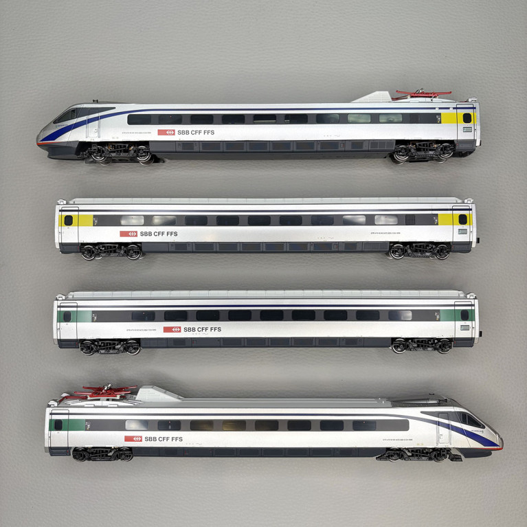 Train à grande vitesse pendulaire ETR 470 N°9, "Insubrico", 4 éléments, SBB CFF- RIVAROSSI HR2964