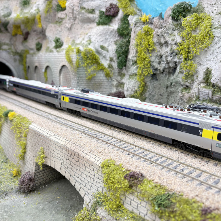 Complément ETR 470 N°9, "Unsubrico", 5 éléments, FS, Ep. VI - RIVAROSSI HR3026 - HO 1/87