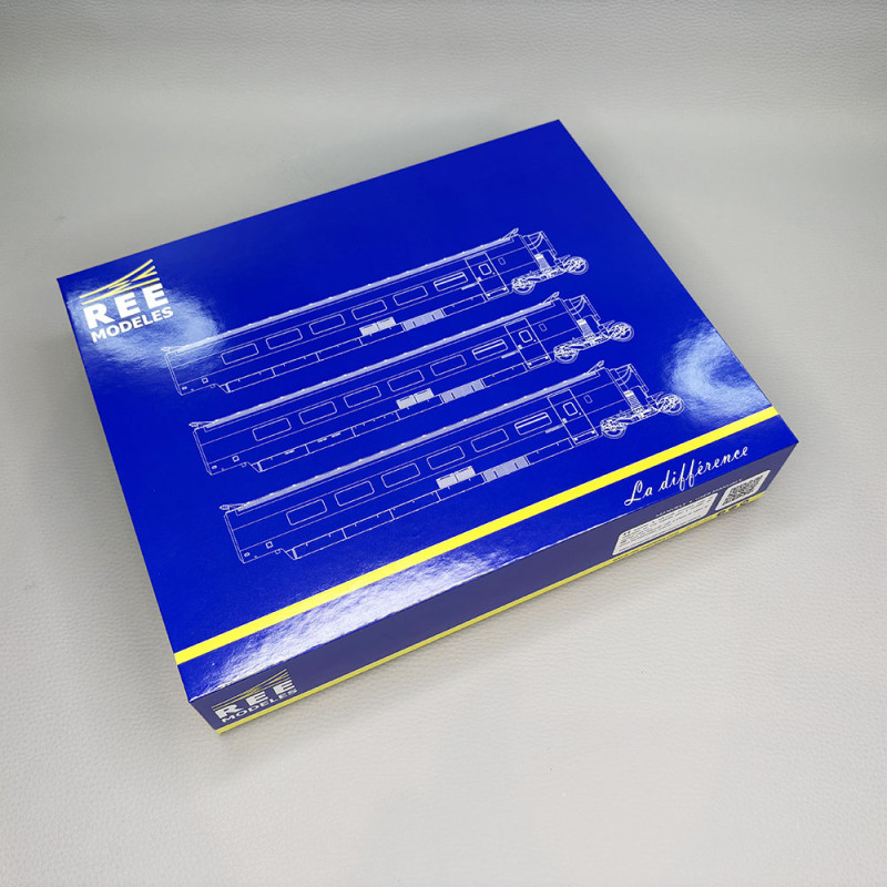 Complément TGV PSE, N°110, 3 éléments R2 + R5 + R6, Rame origine, suspension à ressort, SNCF - REE TGV-009