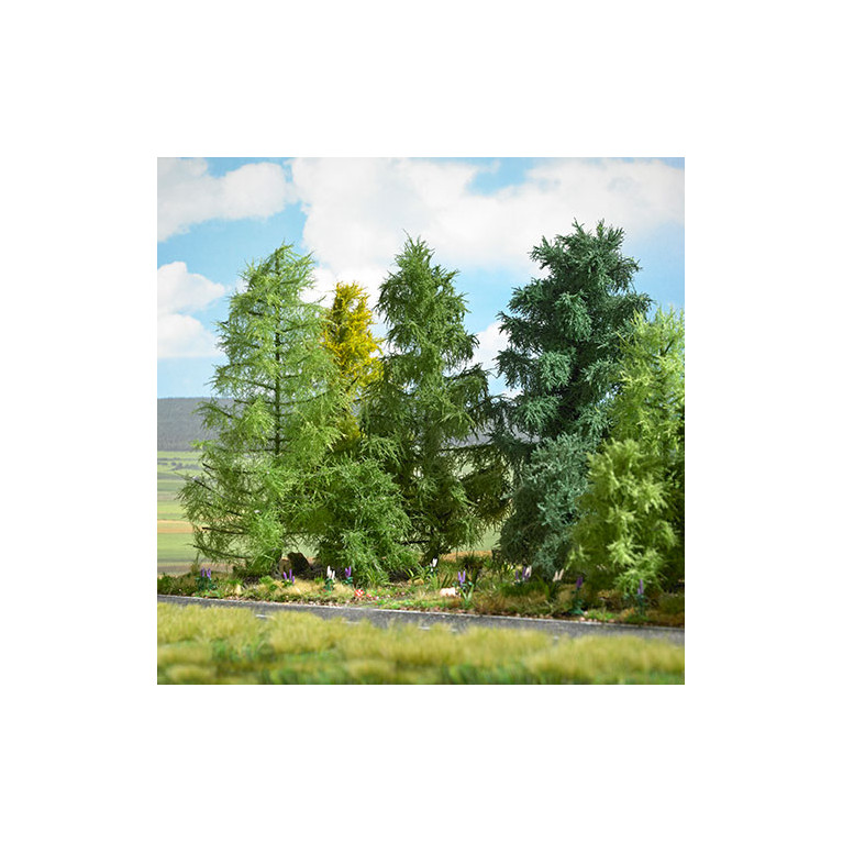 Mélèze, 210mm, bicolore de fin d'été - BUSCH 3813 - HO 1/87
