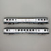 2 voitures de banlieue type ABnb 703 et Bnb 719, mixte 1/2CL et 2CL, "Silberling", DB - ROCO 6200206