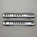 2 voitures de banlieue type ABnb 703 et Bnb 719, mixte 1/2CL et 2CL, "Silberling", DB - ROCO 6200206