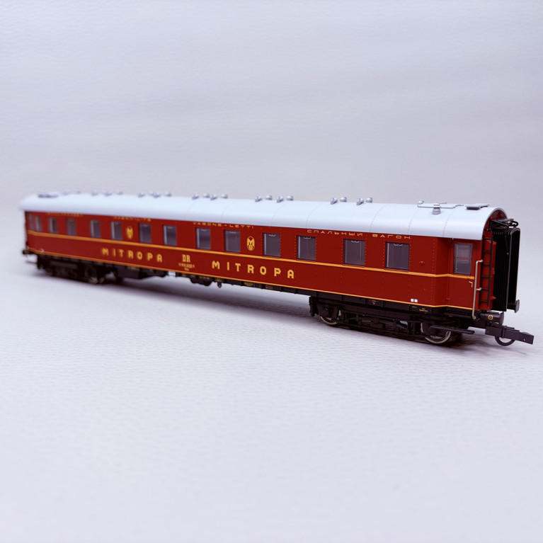 Voiture lits WLAg, train express, "MITROPA", DR - ROCO 6200204