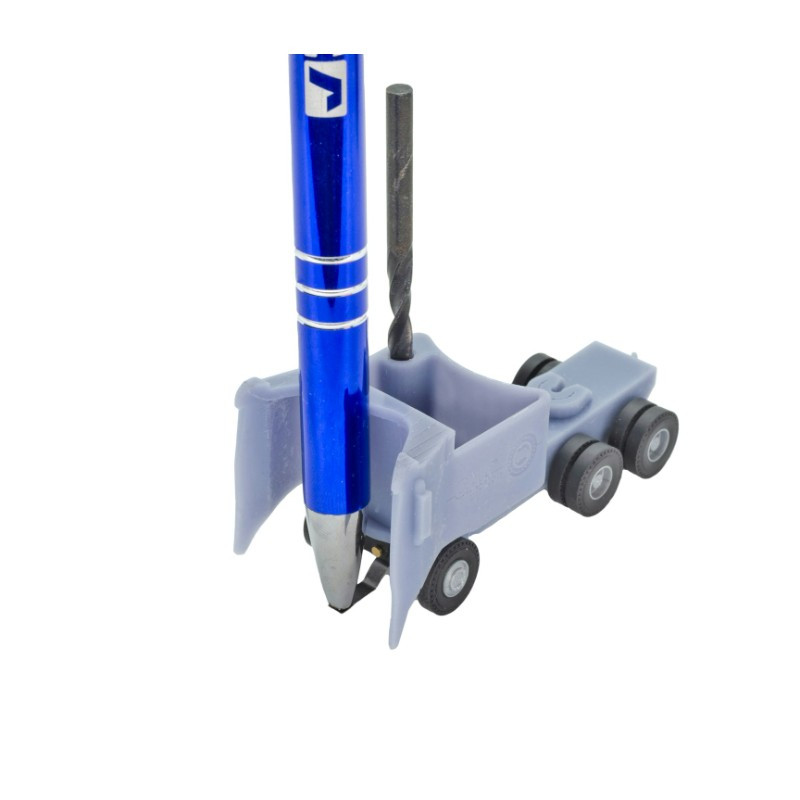 Camion d'aide au marquage pour l'installation de bande magnétique, CarMotion - VIESSMANN 8433 - HO 1/87