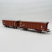 2 wagons tombereaux à toit déroulant, type T, SNCF - ROCO 6600251