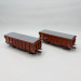 2 wagons tombereaux à toit déroulant, type T, SNCF - ROCO 6600251