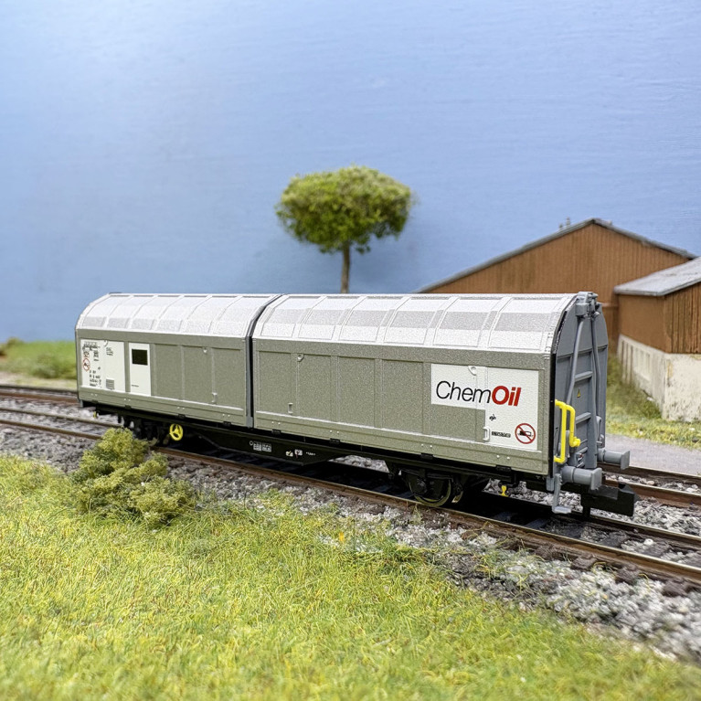 Wagon à parois coulissantes de type Hbbins, AEE Cargo, Ep VI - FLEISCHMANN 6660137 - N 1/160