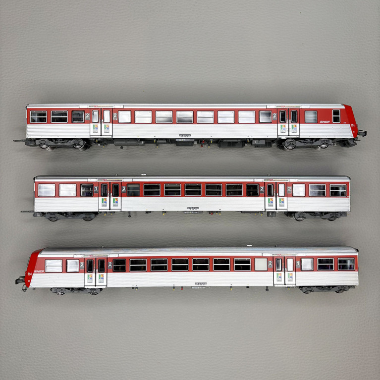 EPM E41.09.16 - Rame réversible RRR, BDx+ABz+AB, TER Haute Normandie N°114, logo Nouille, SNCF