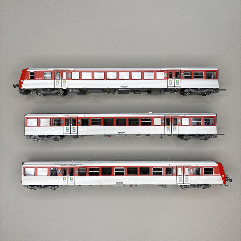 EPM E41.09.16 - Rame réversible RRR, BDx+ABz+AB, TER Haute Normandie N°114, logo Nouille, SNCF