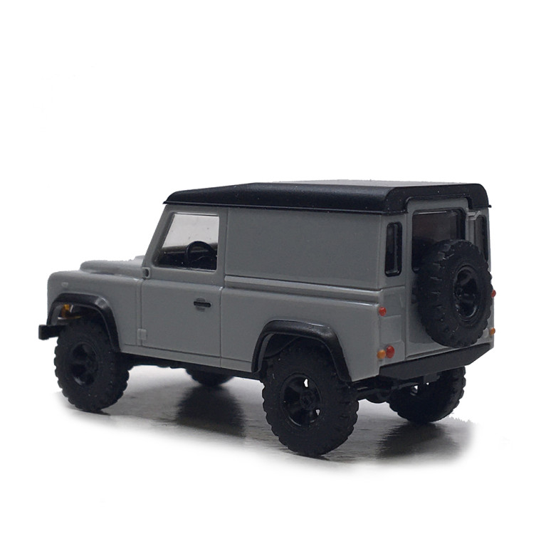 Land rover, Defender 90, gris - BUSCH 54356 - HO 1/87