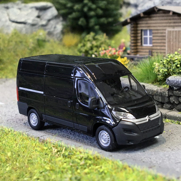 Citroën Jumper, fourgon , noir, 2014 - BUSCH 54605 - HO 1/87