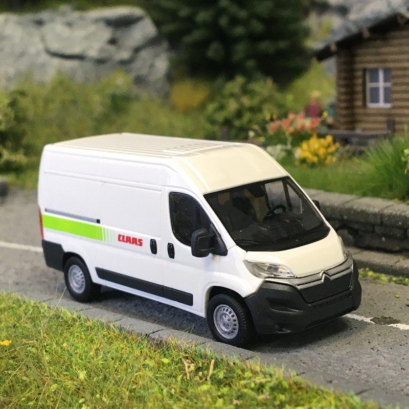 Citroën Jumper, fourgon, claas service, 2014 - BUSCH 54610 - HO 1/87