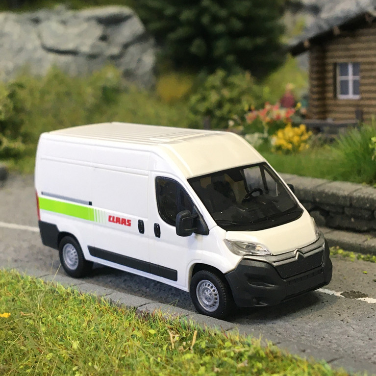 Citroën Jumper, fourgon, claas service, 2014 - BUSCH 54610 - HO 1/87