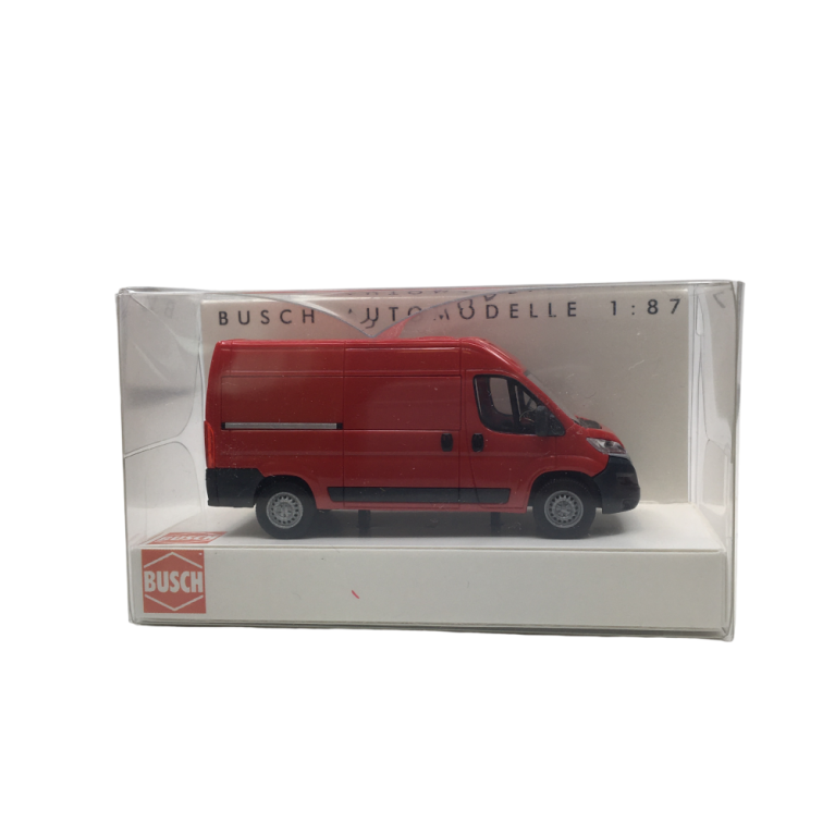 Citroën Jumper, fourgon, rouge, 2014 - BUSCH 54604 - HO 1/87