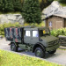 Mercedes Benz, Unimog U5023, double cabine, militaire - BUSCH 51087 - HO 1/87