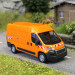 Peugeot boxer, fourgon, orange - BUSCH 54613 - HO 1/87