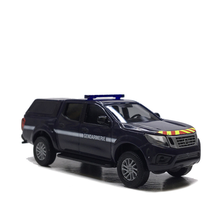 Nissan, Navara D231, avec toit rigide, gendarmerie - BUSCH 53736 - HO 1/87