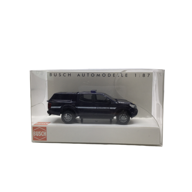 Nissan, Navara D231, avec toit rigide, gendarmerie - BUSCH 53736 - HO 1/87