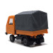 Multicar M26, avec plateau et bâche, orange - BUSCH 42253 - HO 1/87