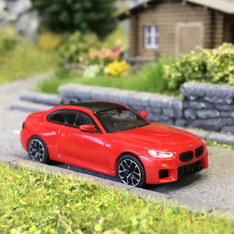 BMW M2, rouge, 2023 - Minichamps 870024700 - 1/87