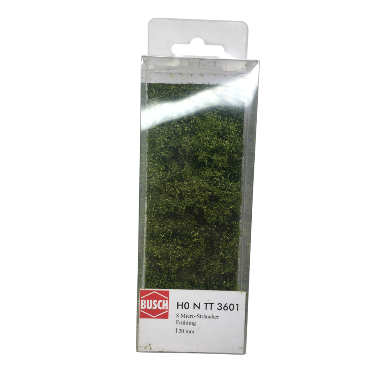8 micro-arbustes, printemps- BUSCH 3601 - HO 1/87, N 1/160