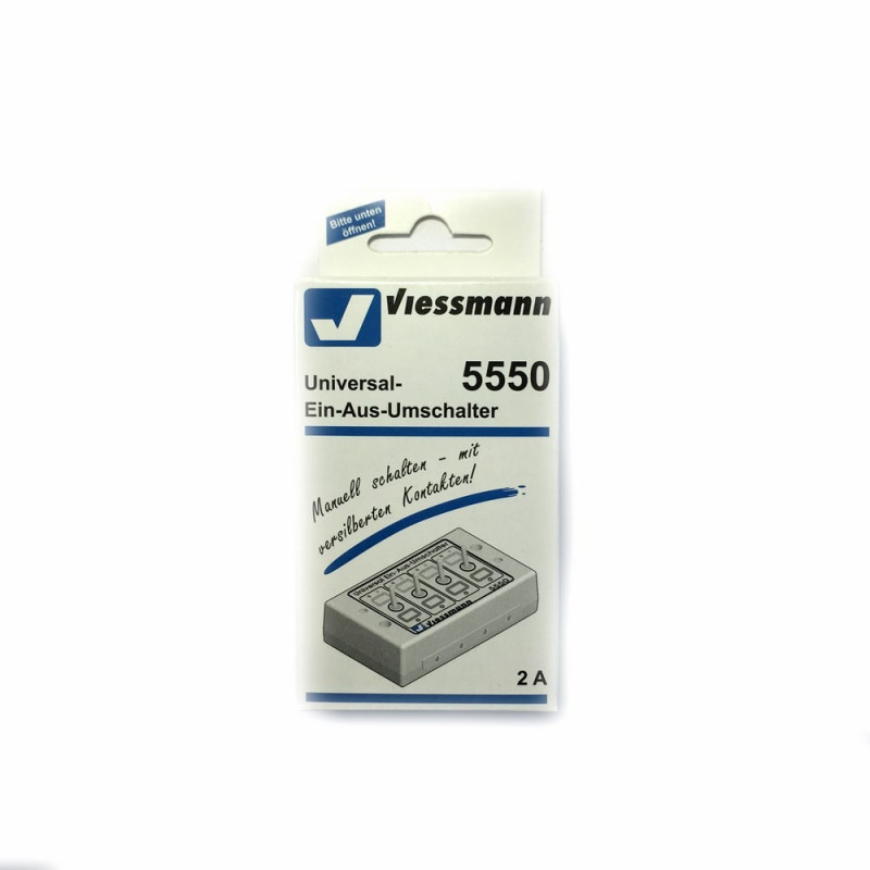 Boitier de 4 inverseurs pour éclairages, signaux, etc...-Toutes échelles-VIESSMANN 5550