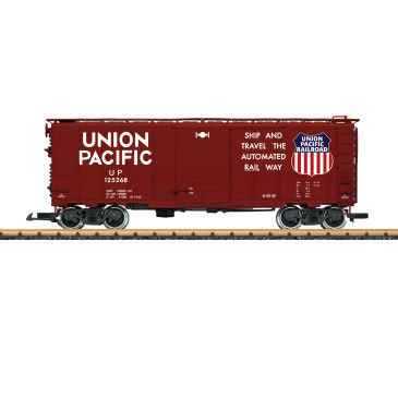 LGB 41919 - Wagon boxcar acier « Express Service », livrée standard, Union Pacific USA