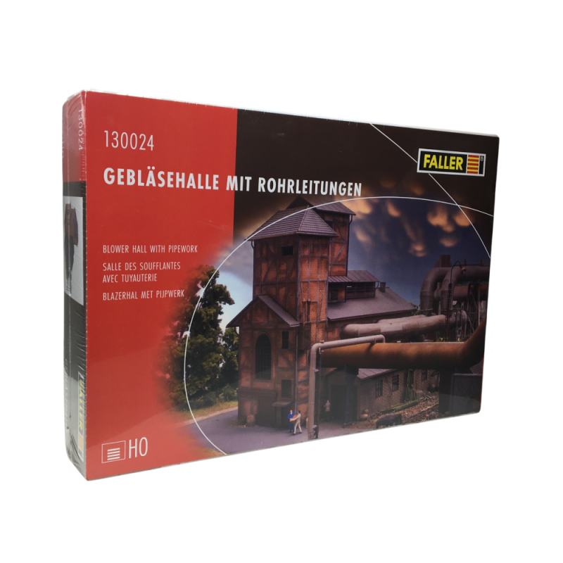 Salle des soufflantes avec tuyauterie - Faller 130024 - HO 1/87