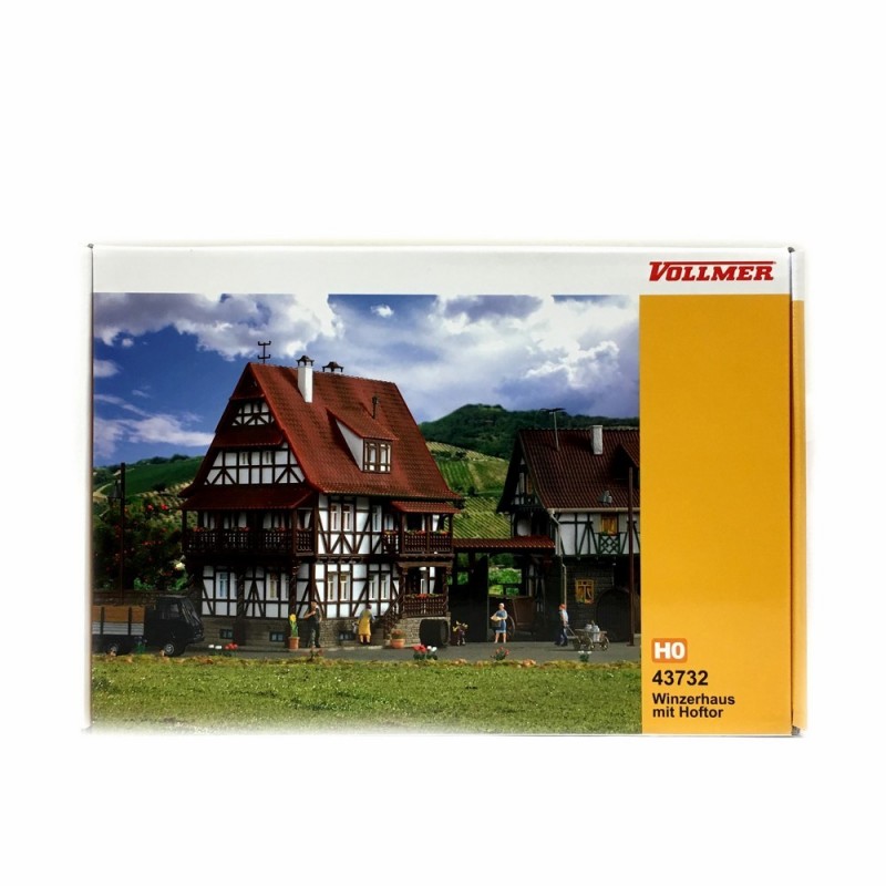 VOLLMER h0 43640 2 Chats Maison NEUF