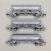Coffret de 3 wagons trémies EX Type 1 « EURO CARGO RAIL », ECR - REE MODELES WB-ECR-1
