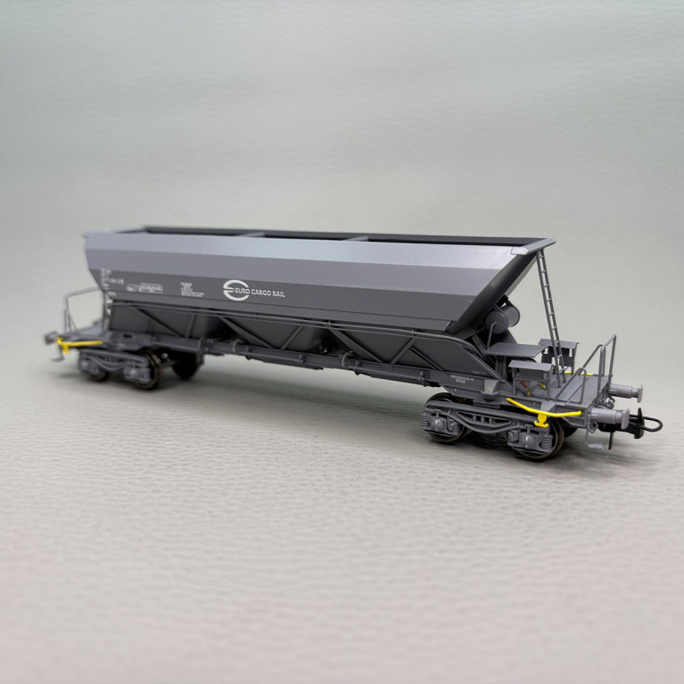 Coffret de 3 wagons trémies EX Type 1 « EURO CARGO RAIL », ECR - REE MODELES WB-ECR-1