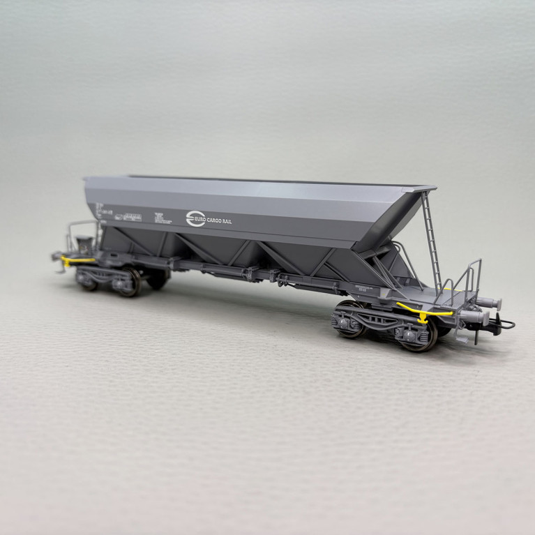 Coffret de 3 wagons trémies EX Type 1 « EURO CARGO RAIL », ECR - REE MODELES WB-ECR-1