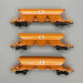 Coffret de 3 wagons trémies EX Type 1 « COLAS RAIL », CR - REE MODELES WB-COLAS-1