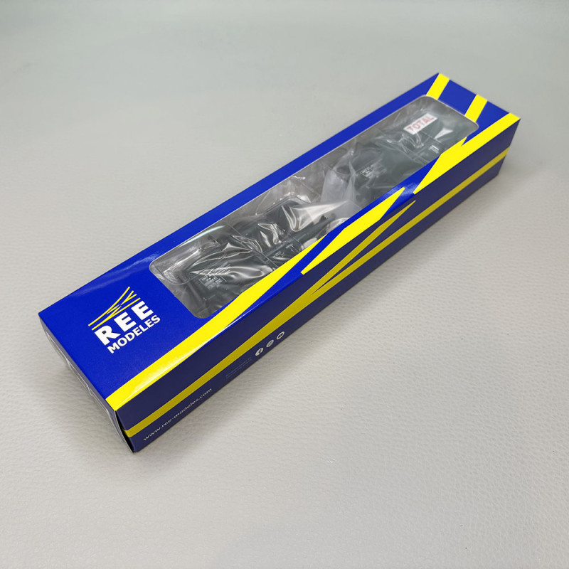 Coffret de 2 wagons citernes pétrole « TOTAL », SNCF - REE MODELES WB-874