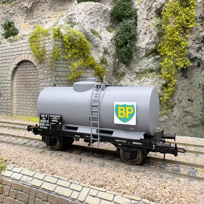 Wagon citerne pétrole « BP », SNCF, Ep. III - REE MODELES WB-875 - HO 1/87