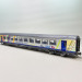 PIKO 97144 - Coffret de 2 voitures Corail Alsace, 2x B11tu 2CL, logo Carmillon SNCF
