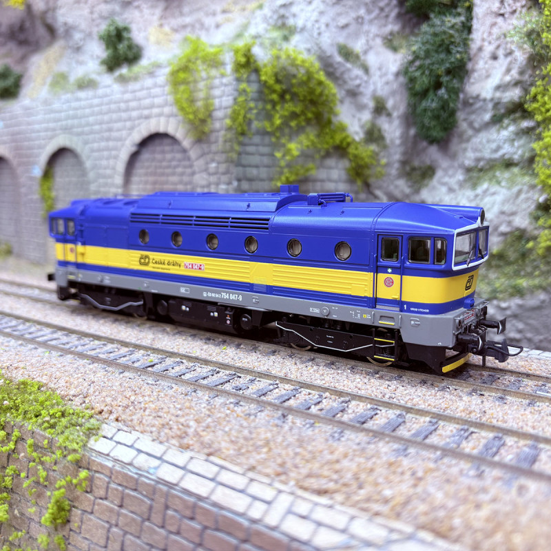 Locomotive diesel 754 047-9, ČD, Ep. VI - ROCO 7300089 - HO 1/87