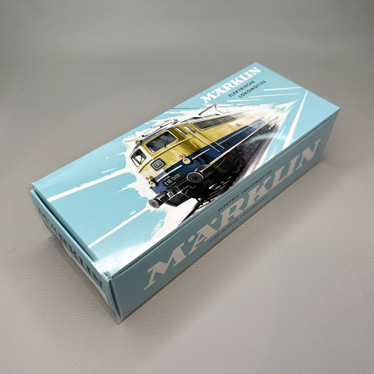 MARKLIN 30391 - Locomotive électrique E10.1309, livrée Rheingold bleu cobalt/beige, DB