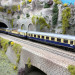 Coffret de 4 voitures TEE, livrée Rheingold bleu cobalt/beige, DB, Ep. III - MARKLIN 40852 - HO 1/87