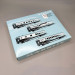 MARKLIN 40852 - Coffret de 4 voitures TEE, livrée Rheingold bleu cobalt/beige, DB