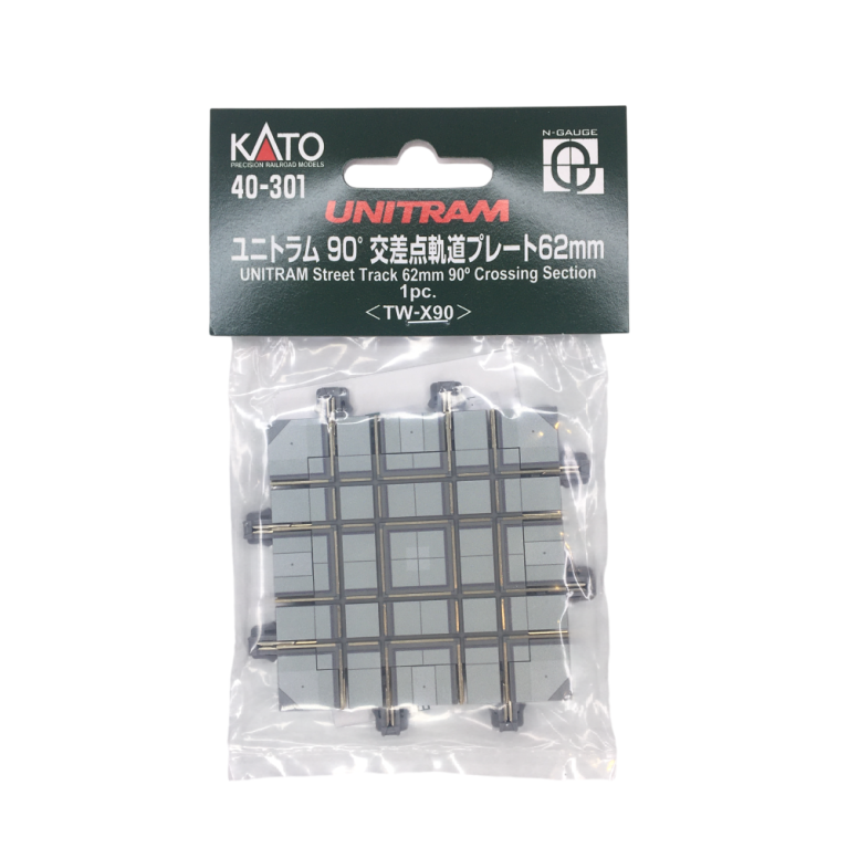 Intersection à 90° de rue, 62mm, UNITRAM - KATO 40-301 - N 1/160