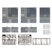 Ensemble de rue, UNITRAM - KATO 40-822 - N 1/160