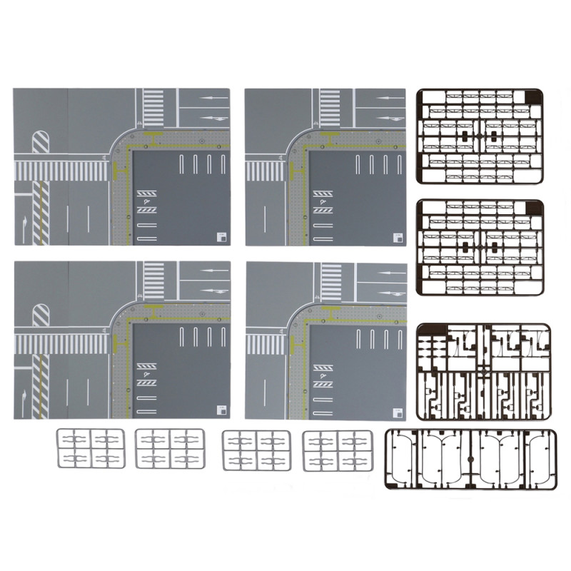 Carrefour à 4 voies, UNITRAM - KATO 40-823 - N 1/160