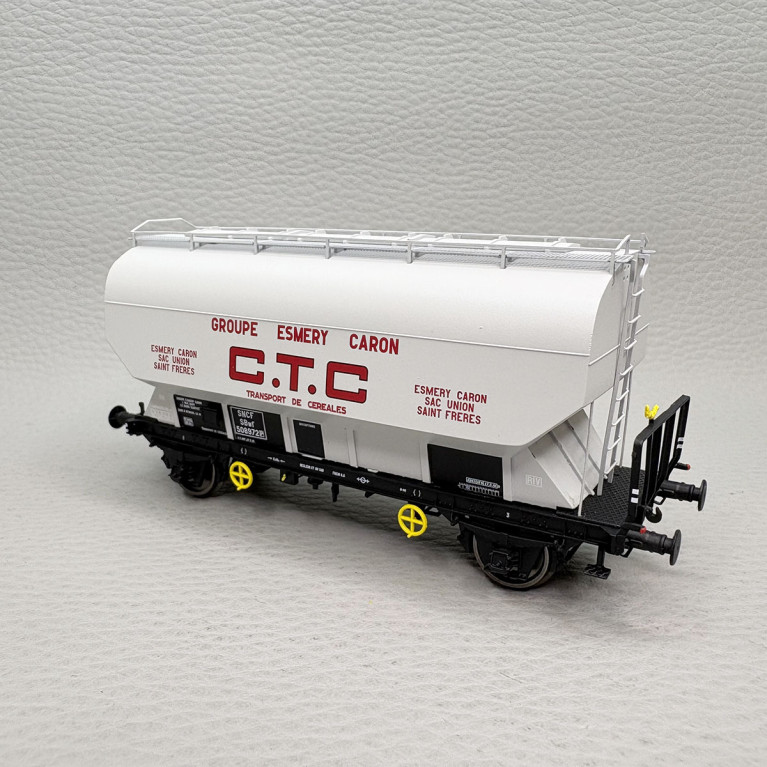 REE MODELES WB-879 - Wagon céréalier, "Fauvet-Girel", CTC, SNCF
