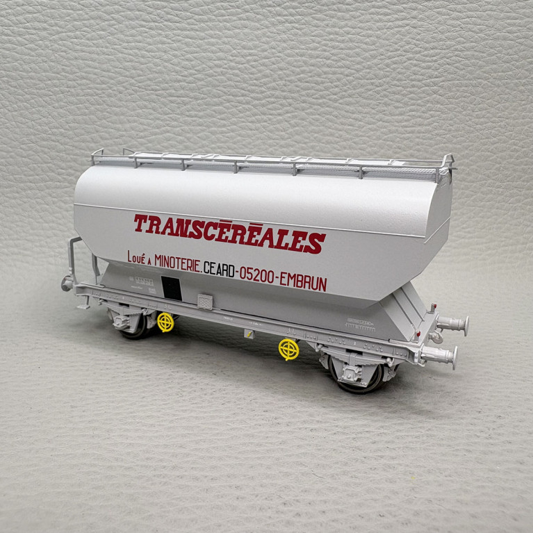REE MODELES WB-882 - Wagon céréalier, "Fauvet-Girel", Transcéréales, Minoterie Ceard, SNCF