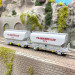 Coffret de 2 wagons céréaliers, "Fauvet-Girel", Transcéréales, CTC, SNCF, Ep. IV et V - REE MODELES WB-885 - HO 1/87