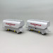 REE MODELES WB-885 - Coffret de 2 wagons céréaliers, "Fauvet-Girel", Transcéréales, CTC, SNCF