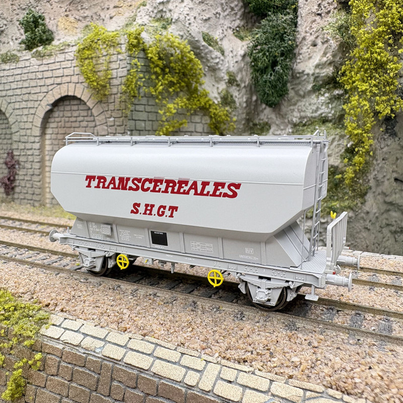Wagon céréalier, "Fauvet-Girel", Transcéréales, SHGT, SNCF, Ep. IV et V - REE MODELES WB-889 - HO 1/87